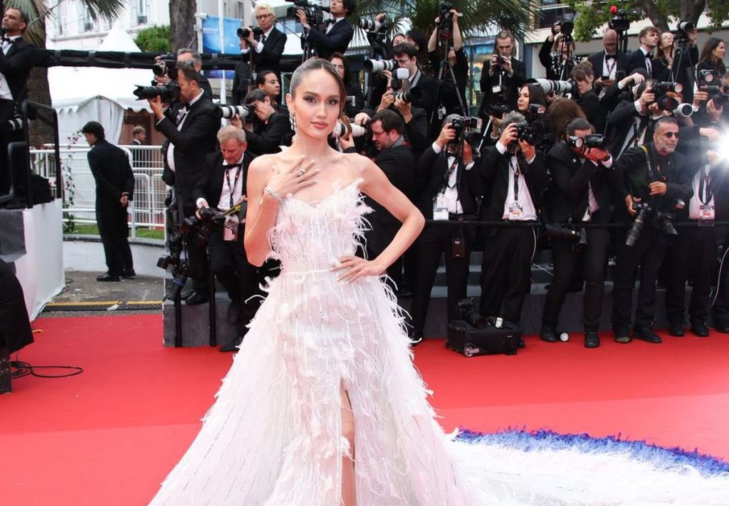 3 Potret Cinta Laura di Red Carpet Cannes Film Festival 2024, Tampil Anggun dan Elegan